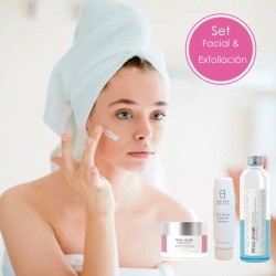 Set Facial y exfoliante 3pz